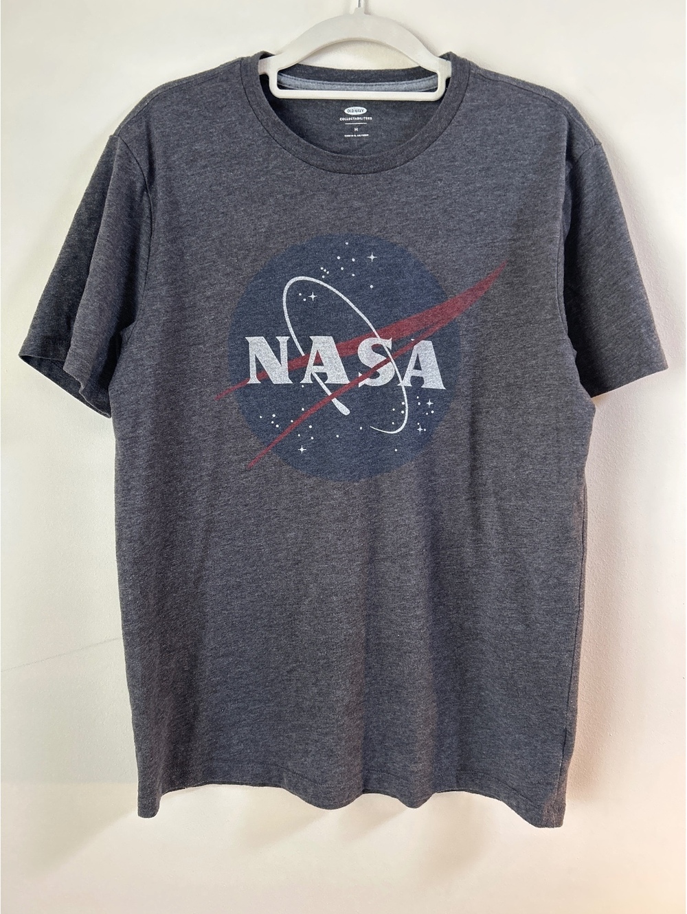Old Navy NASA Graphic T-Shirt Medium Gray